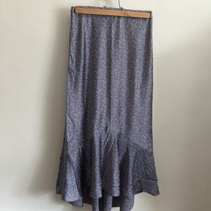 Abercrombie & Fitch Blue Midi Slip Skirt